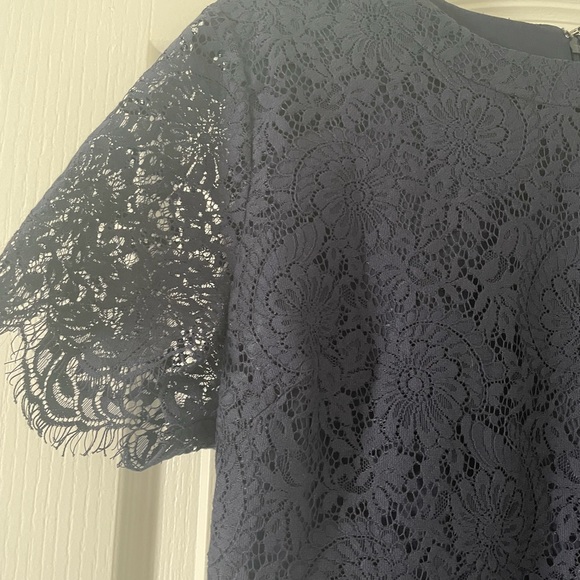 Madewell Navy Lace Dress - Picture 4 of 7